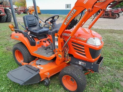 KABOTA BX2350 4x4 diesel tractor with loader and 60 inch mower deck, 3 ...