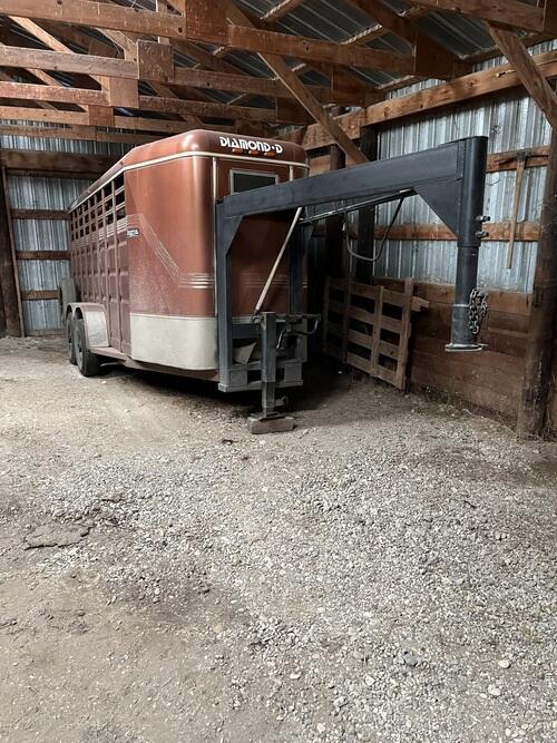 For sale is a Diamond D stock trailer. It is 6x16. It was originally a