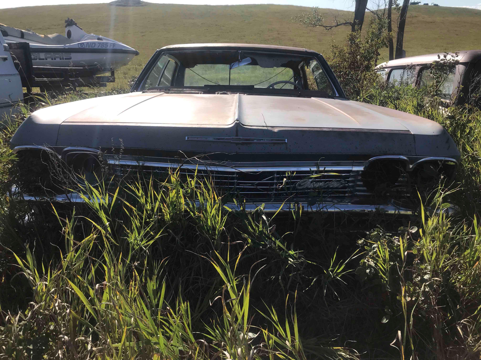 Rare 1965 1 2 Chevy Caprice 4 Door Hard Top With Original 327 And Tranny Mercer Nd