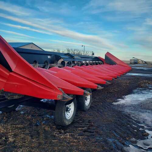 2019 MacDon C3012 row crop header, hydraulic deck plates, auto header ...