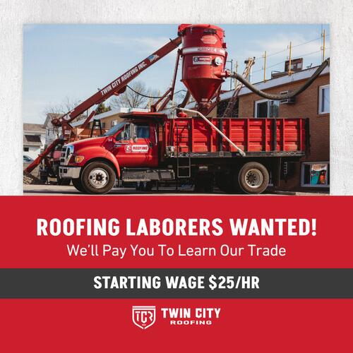 Laborers Wanted Roofing Laborers Wanted — Great Pay + No-Experience Needed | Mandan, ND