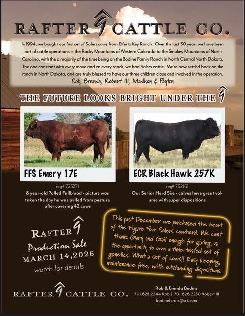 Rafter 9 Cattle Co. - Profile on BisManOnline