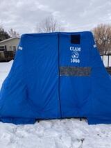 Related Items: Sno-Boat Ice Shanty - Light weight portable ice fishing house  - shallow sled style