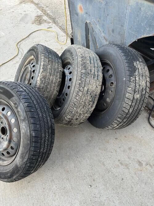 Set of 4 Brand New Tires- Size- 215/65R16 with rims. Took off a Toyota ...