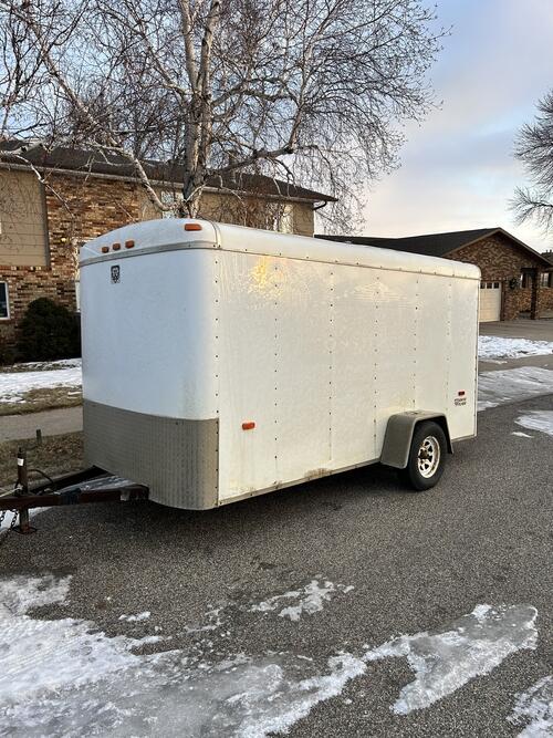 2004 Forest River Enclosed 6x12 Trailervery Good Condition. Built In 